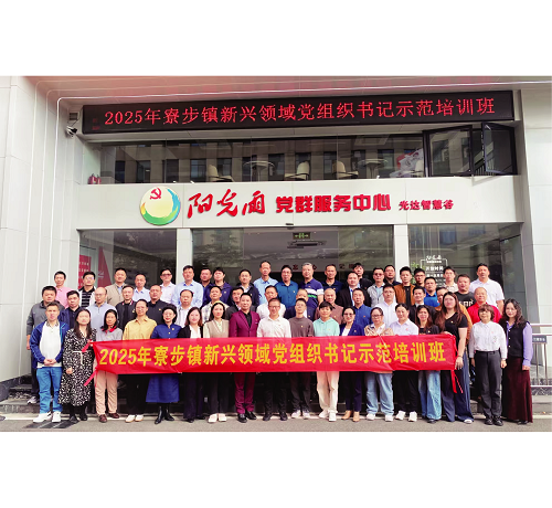 公司参加寮步镇2025年新兴领域党组织书记示范培训班